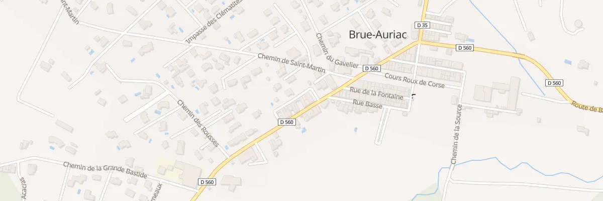 Plan du 5137 Av de St Maximin à Brue-Auriac
