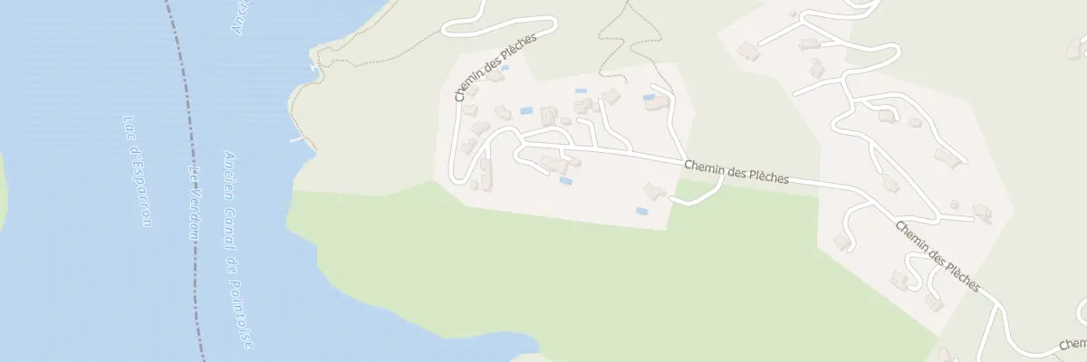 Plan du 7049 Che des Plèches à Esparron-de-Verdon