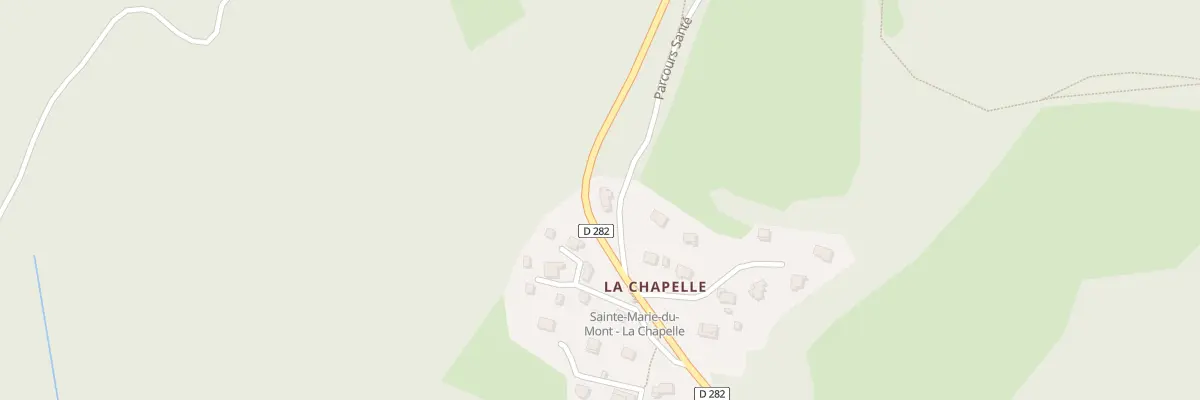 Plan du 5450 La Chapelle à Sainte-Marie-du-Mont