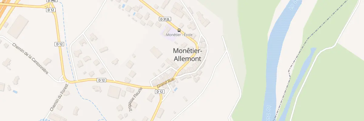 Plan du 5048 Le Village à Monêtier-Allemont