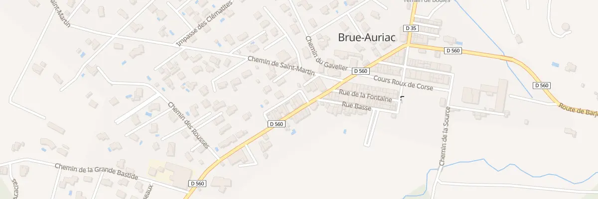 Plan du 2 Tra Agnelly à Brue-Auriac