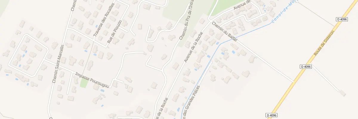 Plan du 1049 Av de la Roche à Peyruis
