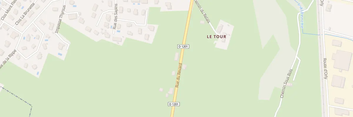 Plan du 574 Rue du Revard à Entrelacs