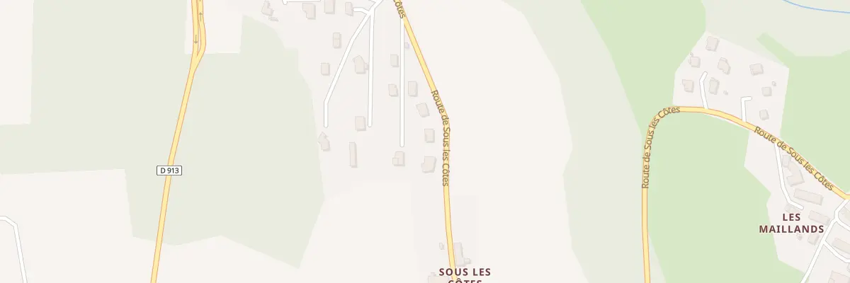 Plan du 640 Rte de sous les Cotes à Pugny-Chatenod