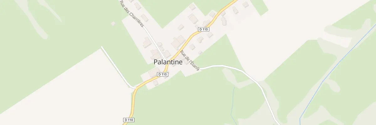 Plan du 2 Rue de l’Etang à Palantine