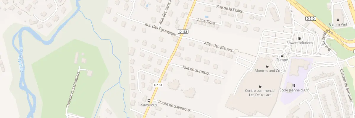 Plan du 33 Rue de Verdun à Rumilly