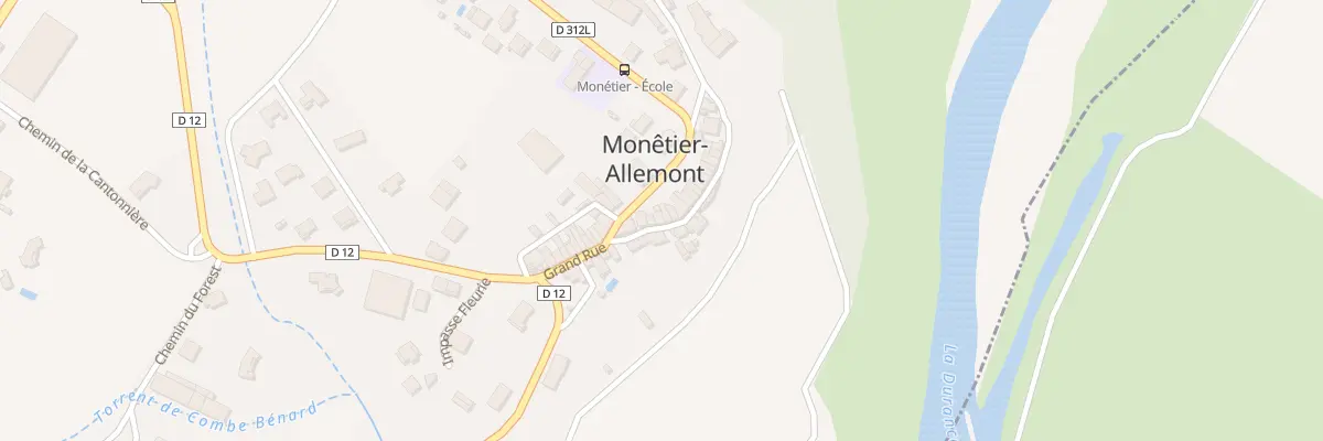 Plan du 5022 Le Village à Monêtier-Allemont