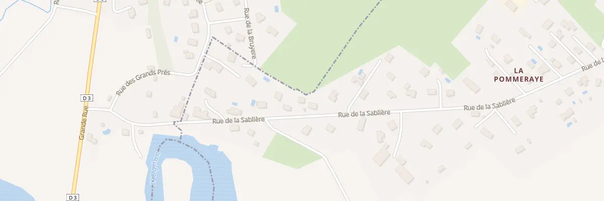 Plan du 54 Rue de la Sablière à Boulot
