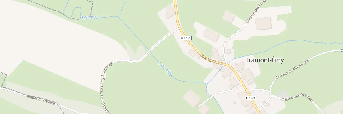 Plan du 8 Rue Nationale à Tramont-Émy