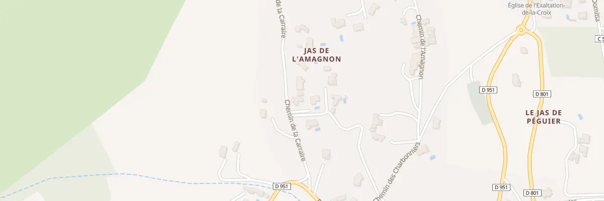 Plan du 7039 Jas de l’Amagnon à Châteauneuf-Val-Saint-Donat