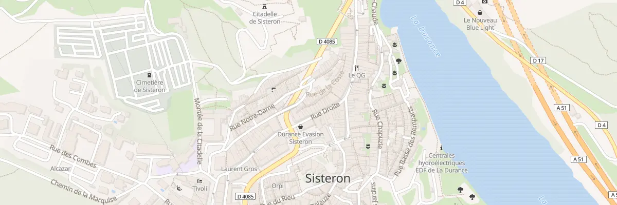Plan du 156 Rue de la Coste à Sisteron
