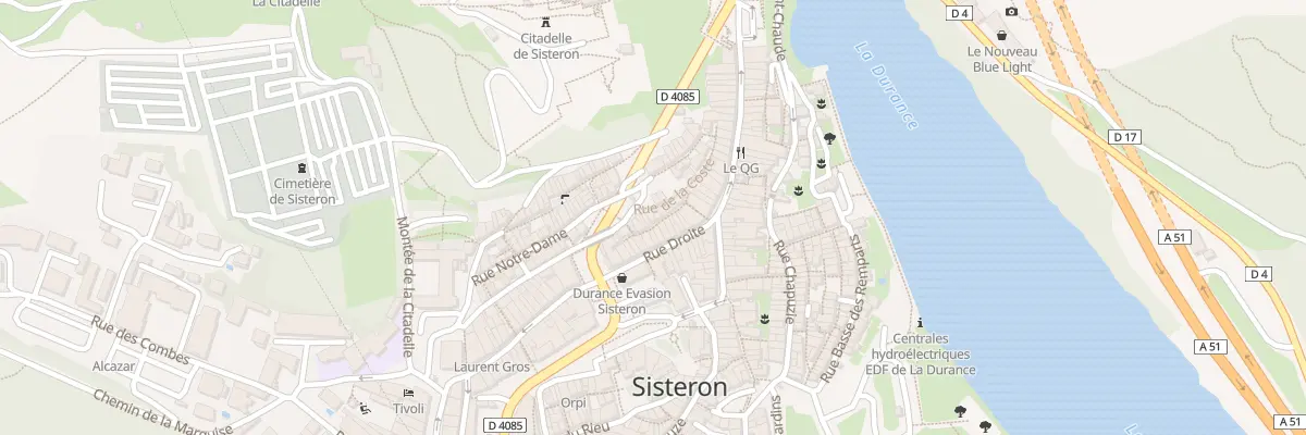 Plan du 174 Rue de la Coste à Sisteron