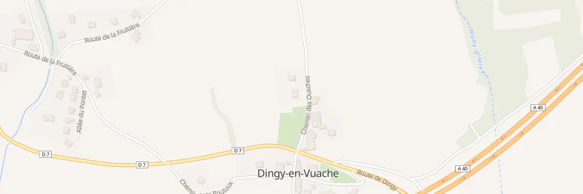 Plan du 110 Che des Ousches à Dingy-en-Vuache