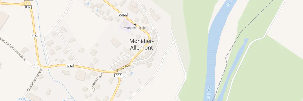 Plan du 5013 Le Village à Monêtier-Allemont