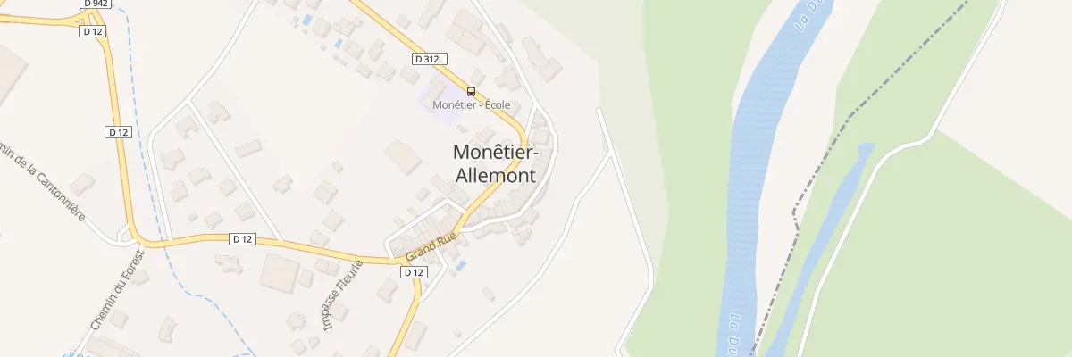Plan du 5011 Le Village à Monêtier-Allemont