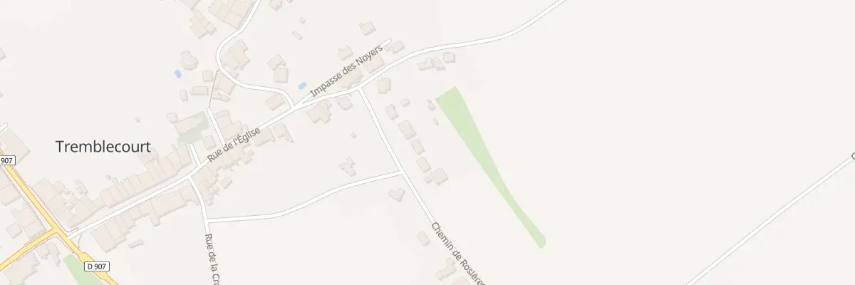 Plan du 5 Che de Rosières à Tremblecourt