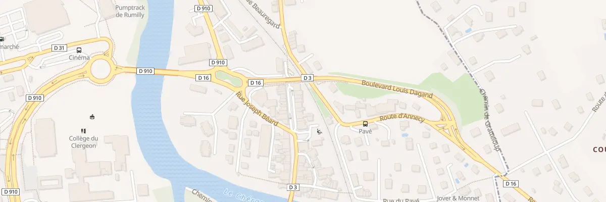 Plan du 8 Imp de Geneve à Rumilly