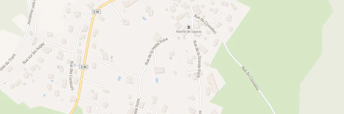 Plan du 75 Rue de la Petite Poire à Sapois