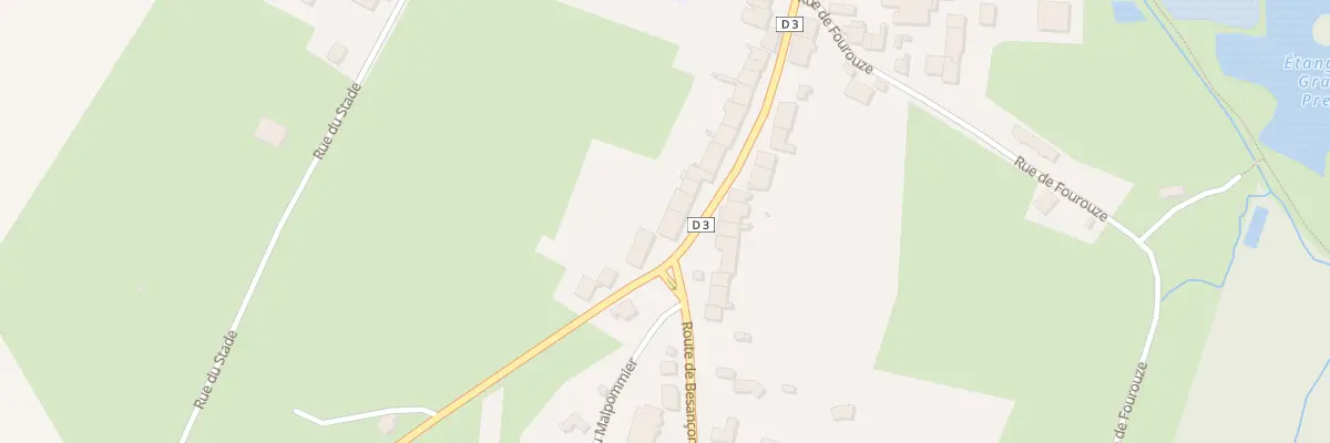 Plan du 60 Gr Grande Rue à Fretigney-et-Velloreille