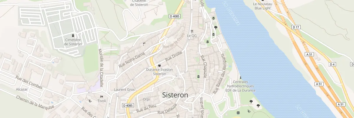 Plan du 196 Rue Droite à Sisteron