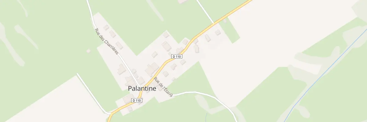 Plan de Champs sous la Vie à Palantine