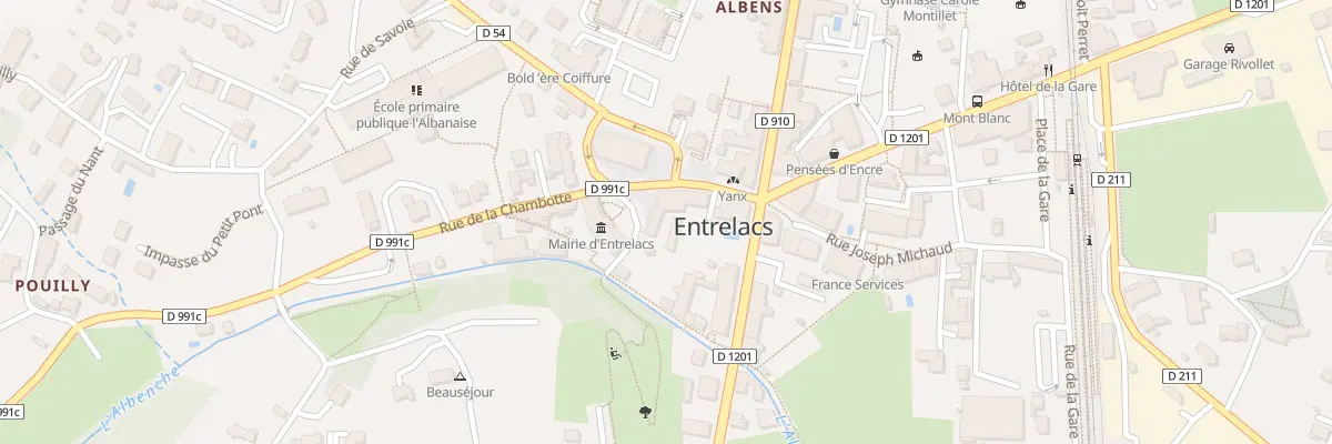 Plan du 59 Pl de l’Eglise Albens à Entrelacs
