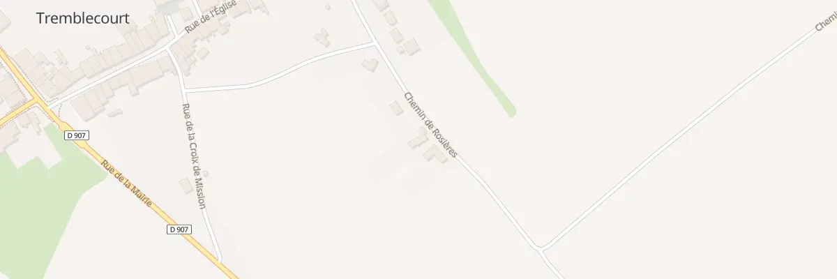 Plan du 12 Che de Rosières à Tremblecourt