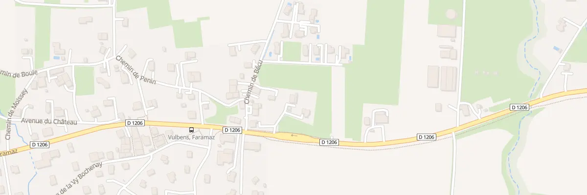 Plan du 995 Rte de Faramaz à Vulbens