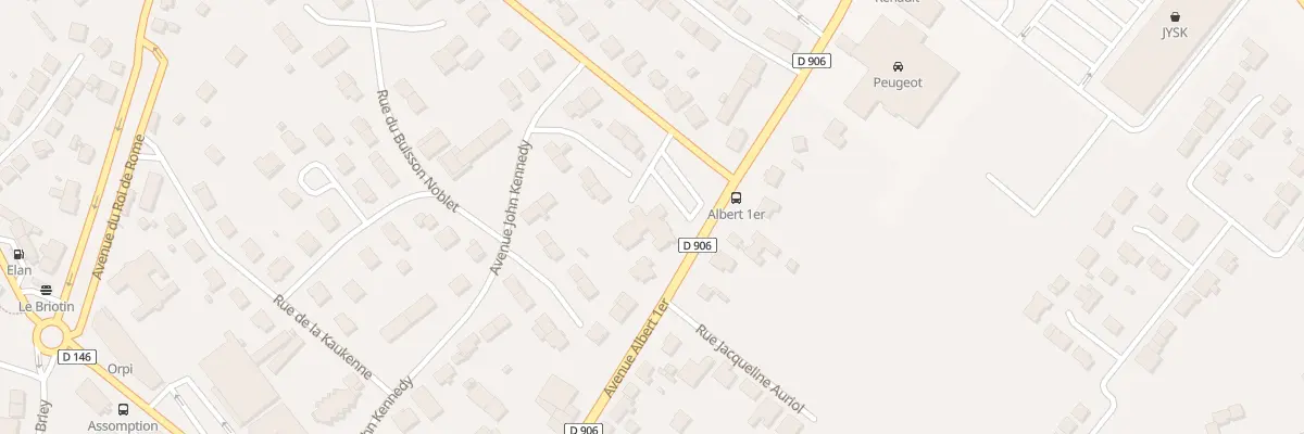 Plan du 23 Av Albert 1er à Val de Briey