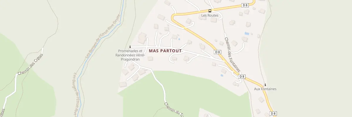 Plan du 119 Chem de Mas Partout à Verel-Pragondran