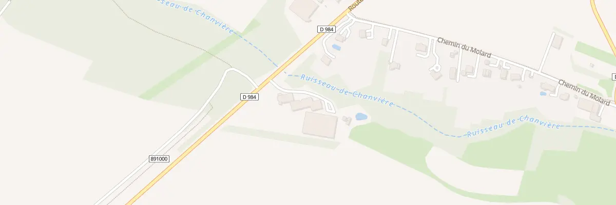 Plan du 3586 Rte de Lyon à Péron