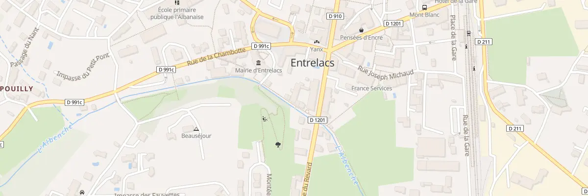Plan du 90 Rue du Revard à Entrelacs