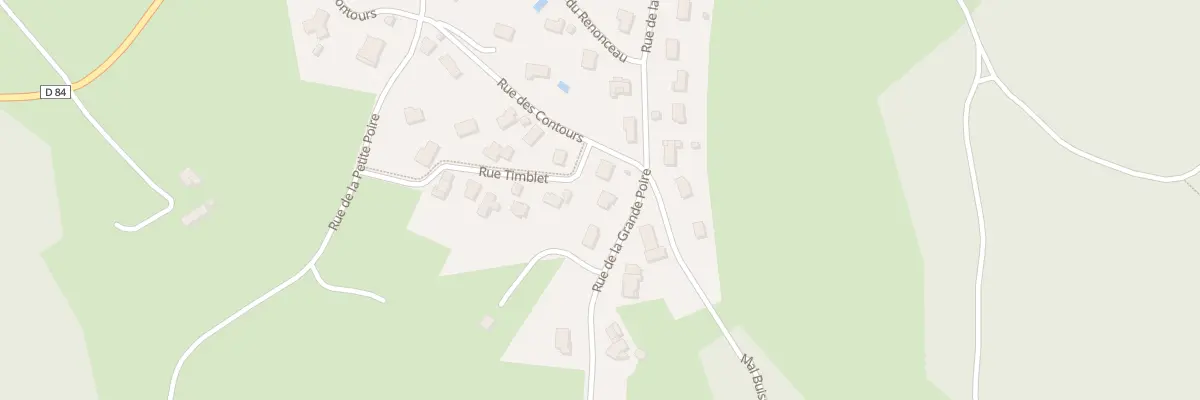 Plan du 500 Rue de la Grande Poire à Sapois