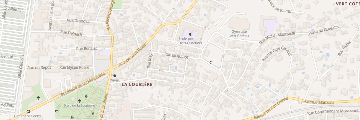 Plan du 86 Rue Jacquinot à Toulon