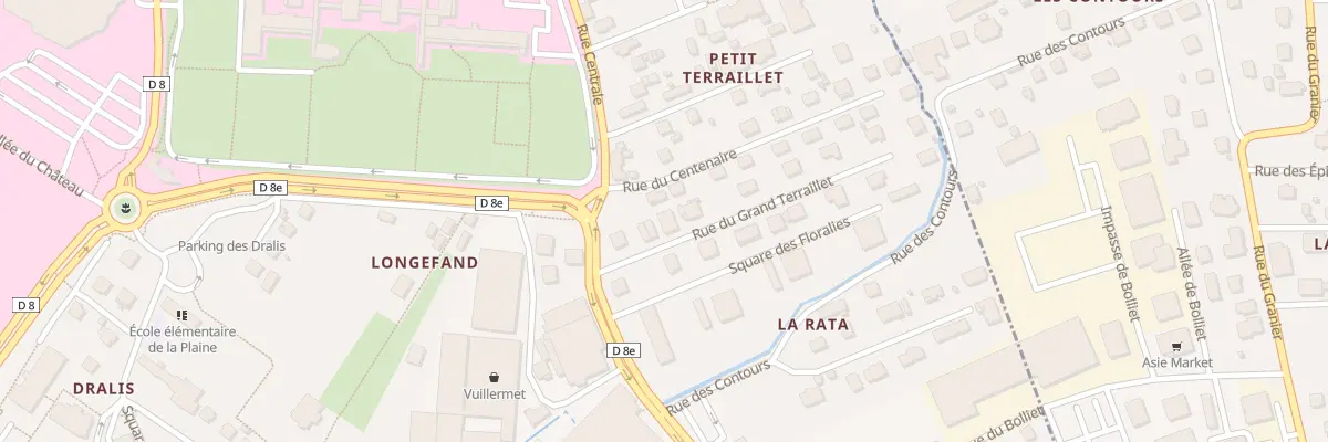 Plan du 5 Rue du Grand Terraillet à Bassens