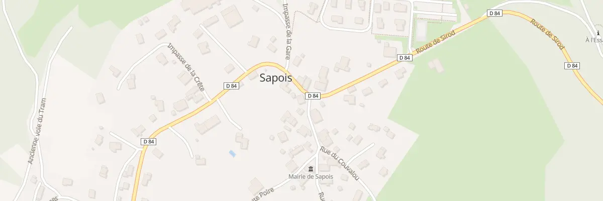 Plan du 87 Rue Principale à Sapois