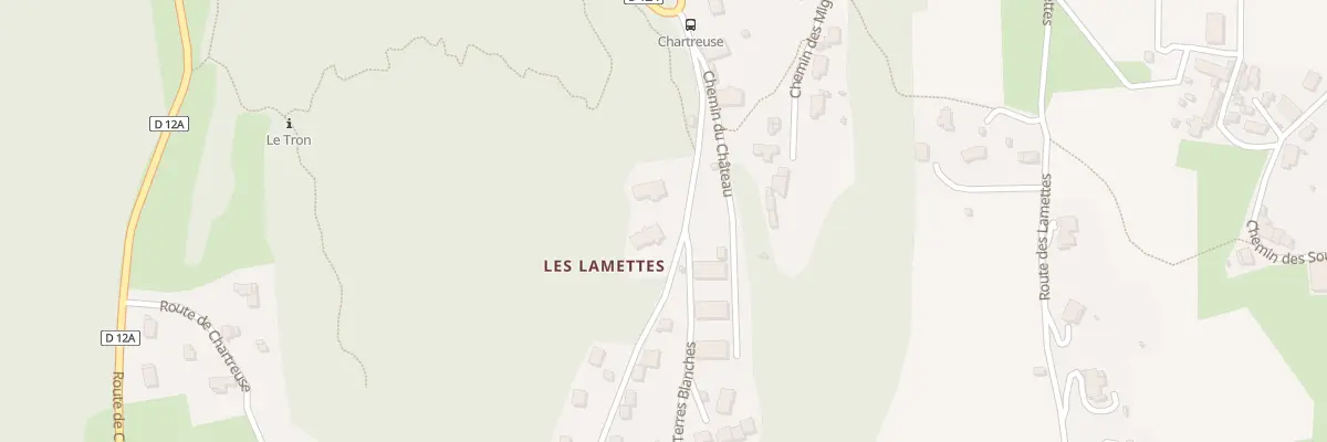 Plan du 164 Che de la Patentare à Saint-Baldoph
