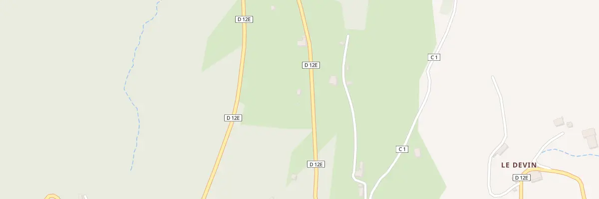 Plan du 3439 Rte du Col du Granier à Apremont