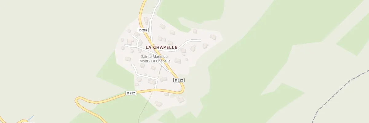 Plan du 100 Rte de la Chapelle à Sainte-Marie-du-Mont