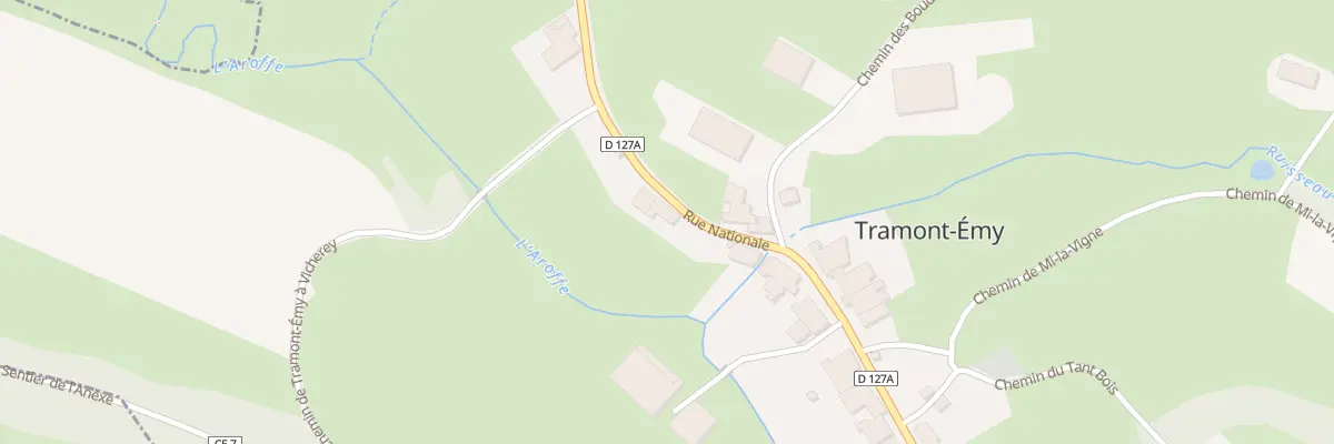 Plan du 6 Rue Nationale à Tramont-Émy