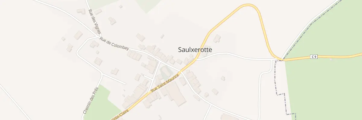 Plan du 9 Rue François Mendes à Saulxerotte