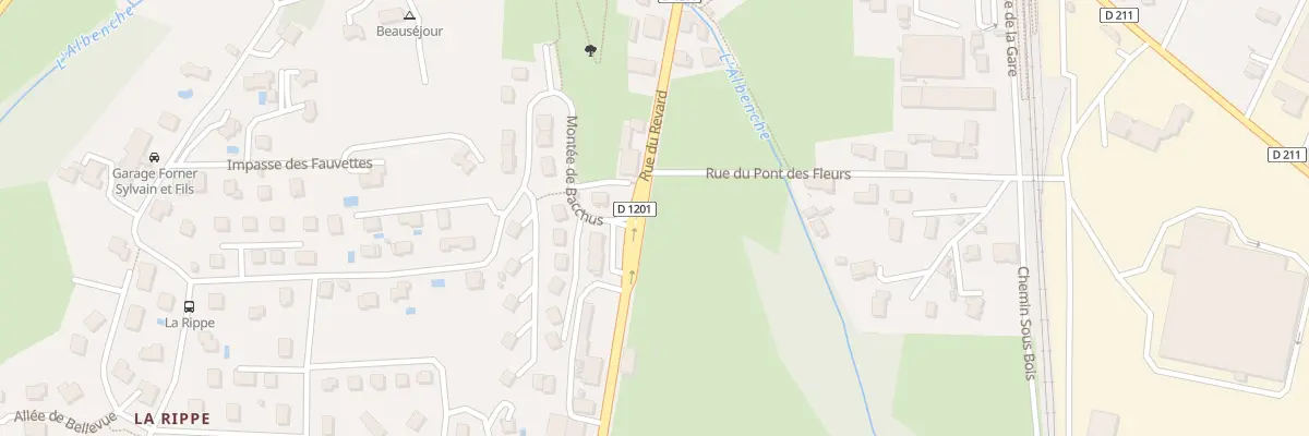 Plan du 277 Rue du Revard à Entrelacs