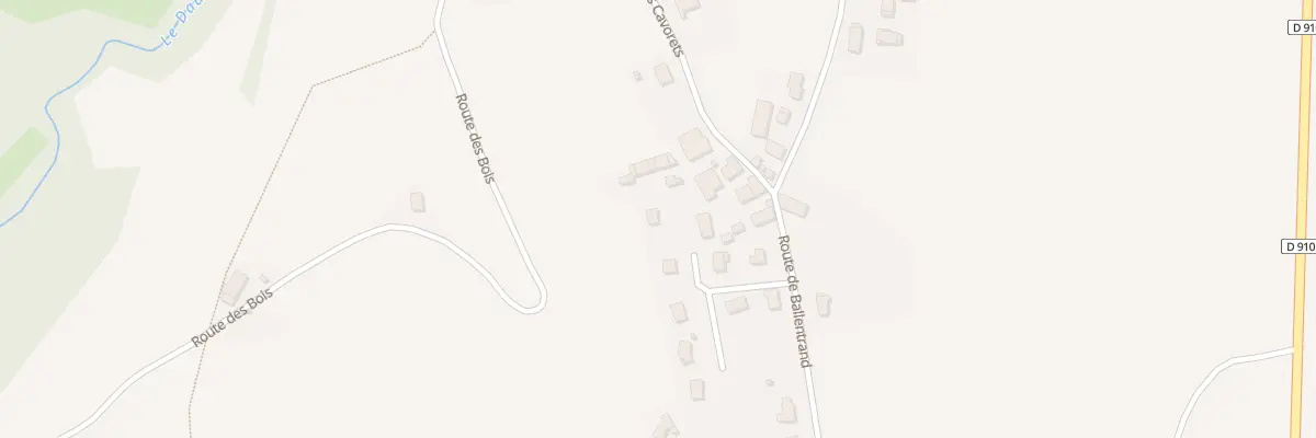 Plan du 56 Rte de Ballentrand à Bloye