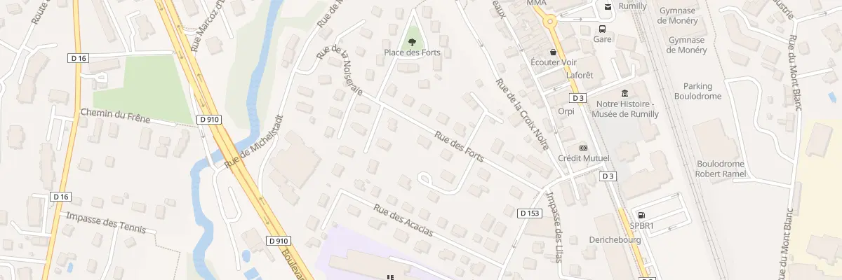 Plan du 5 Rue des Forts à Rumilly