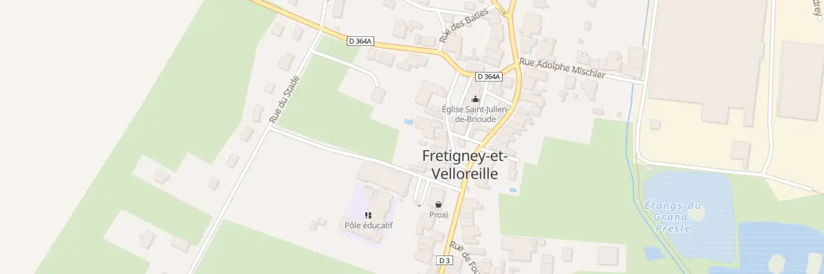 Plan du 5 Rue de l’Eglise à Fretigney-et-Velloreille