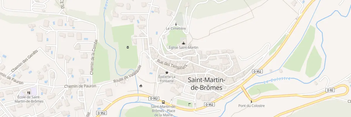 Plan du 5153 Le Village à Saint-Martin-de-Brômes