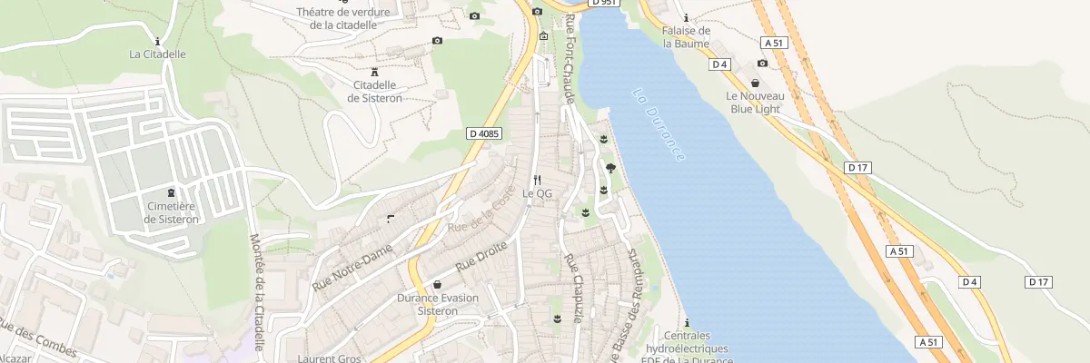 Plan du 58 Rue Saunerie à Sisteron