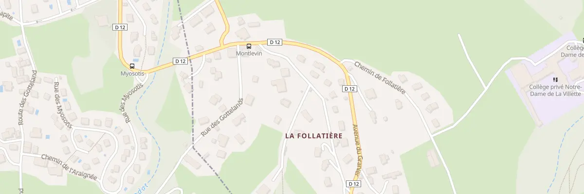 Plan du 2 Rue de la Chambotte à La Ravoire