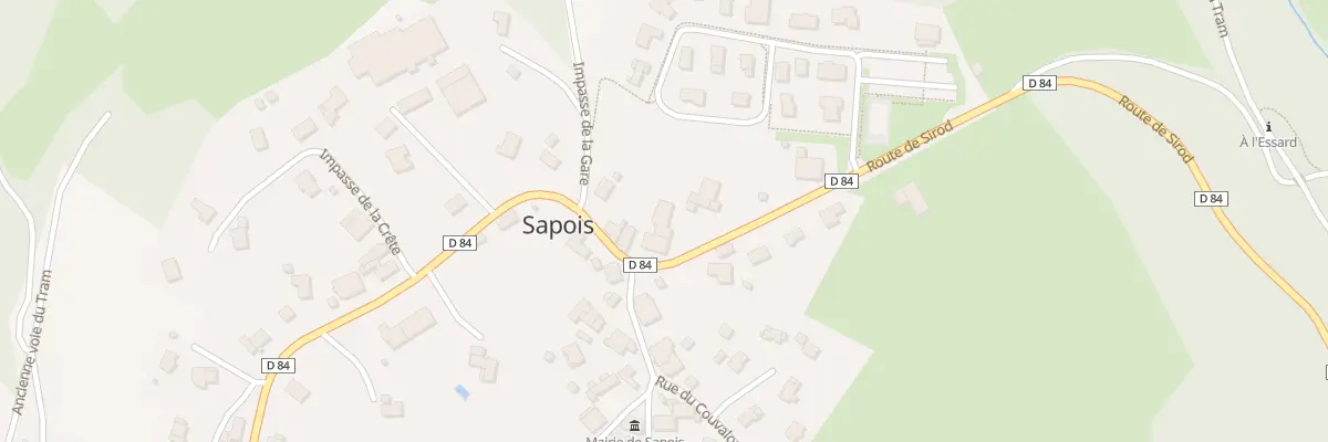 Plan du 27B Rte de Sirod à Sapois