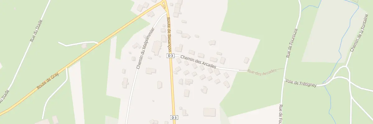 Plan du 4 Chem des Arcades à Fretigney-et-Velloreille